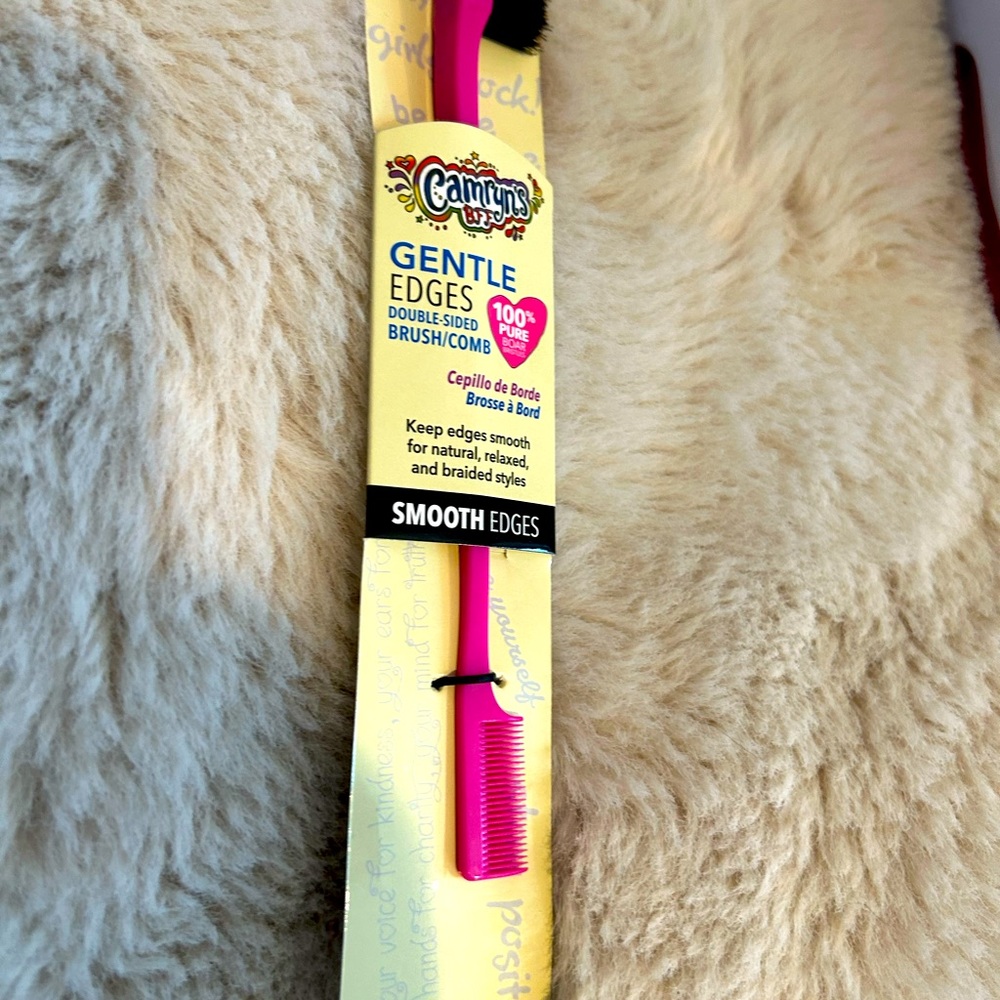 NEW Camryn's BFF Gentle Edges Brush Double Sided Comb